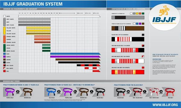 ibjjf belt system